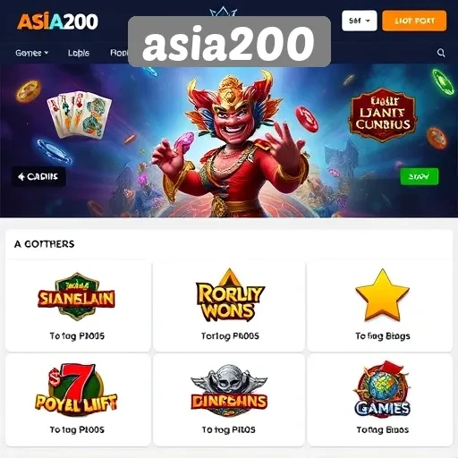 Keunggulan Asia200 dalam Menyediakan Permainan Online